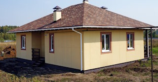 Одноэтажный дом из панелей под ключ в Карталах - Строй-Крт от 135356 рублей